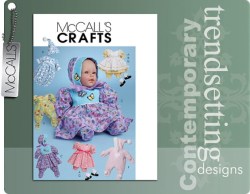 5774 MCCALLS BABY DOLL 11''-13'',14''-16'' NIGHTGOWN, BUNTING, SHOES PATTERN